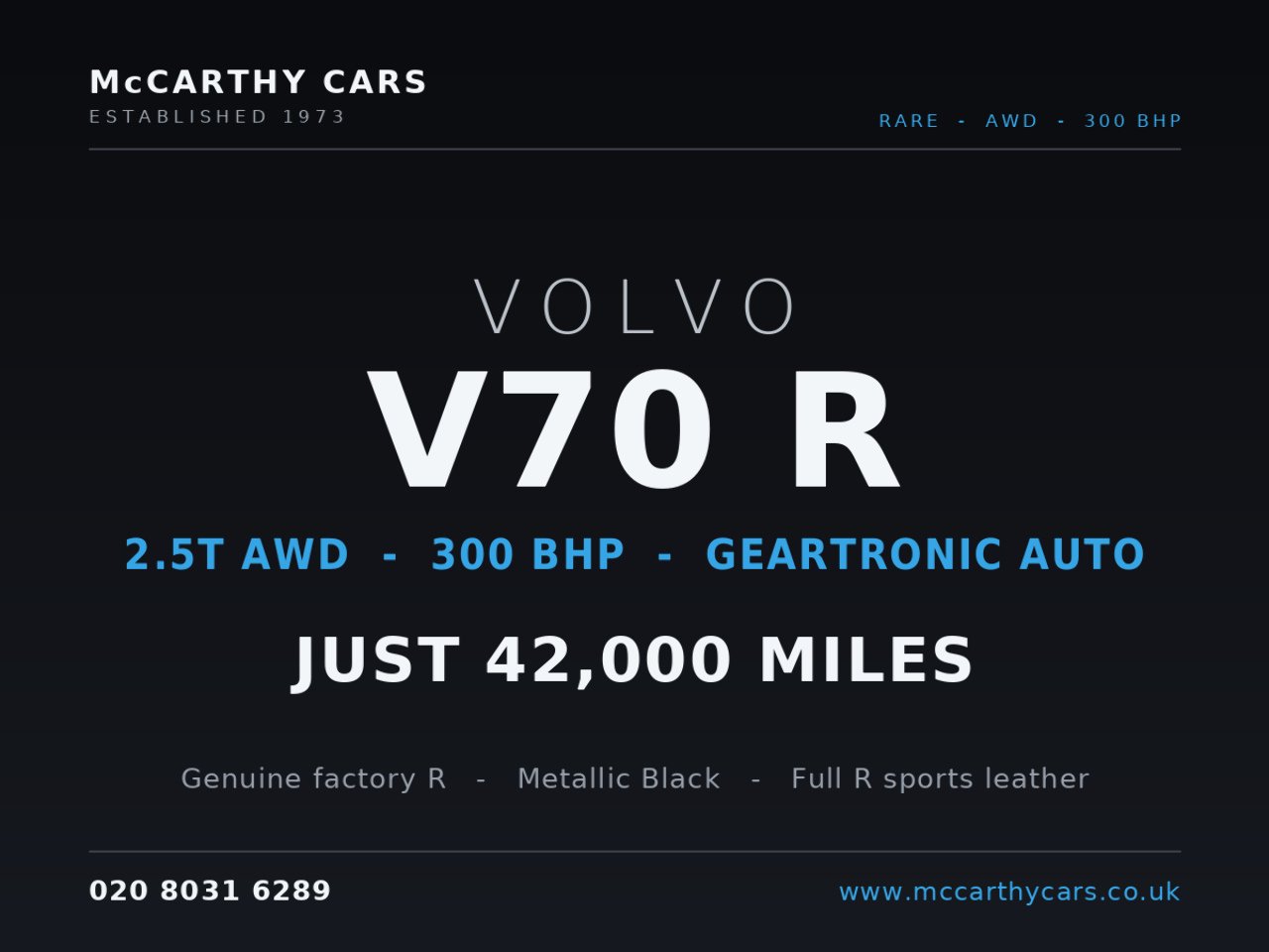 Volvo V70 2 5 T 300 Bhp R Awd Estate - Image 2